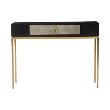 Dervia Grey Shagreen Console Table