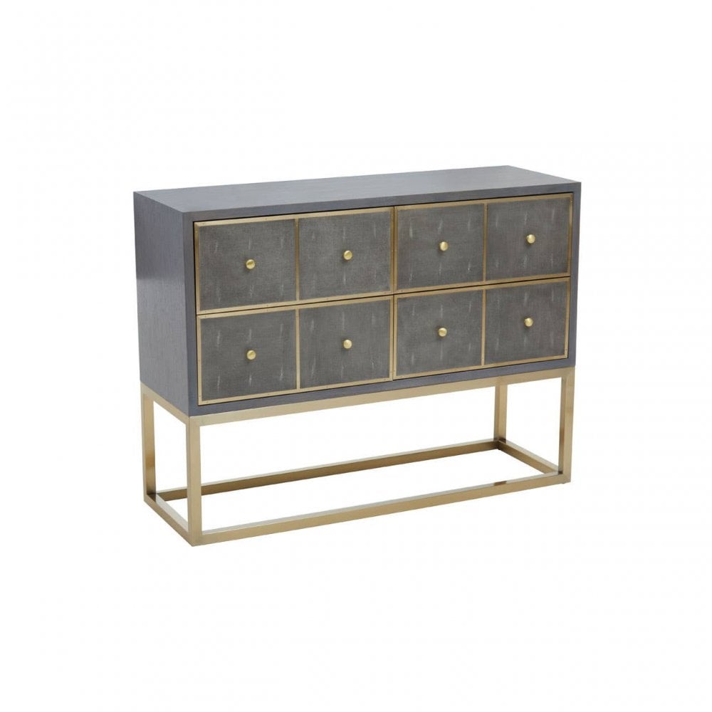 Deskin Four Drawer Console Table