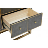 Deskin Four Drawer Console Table