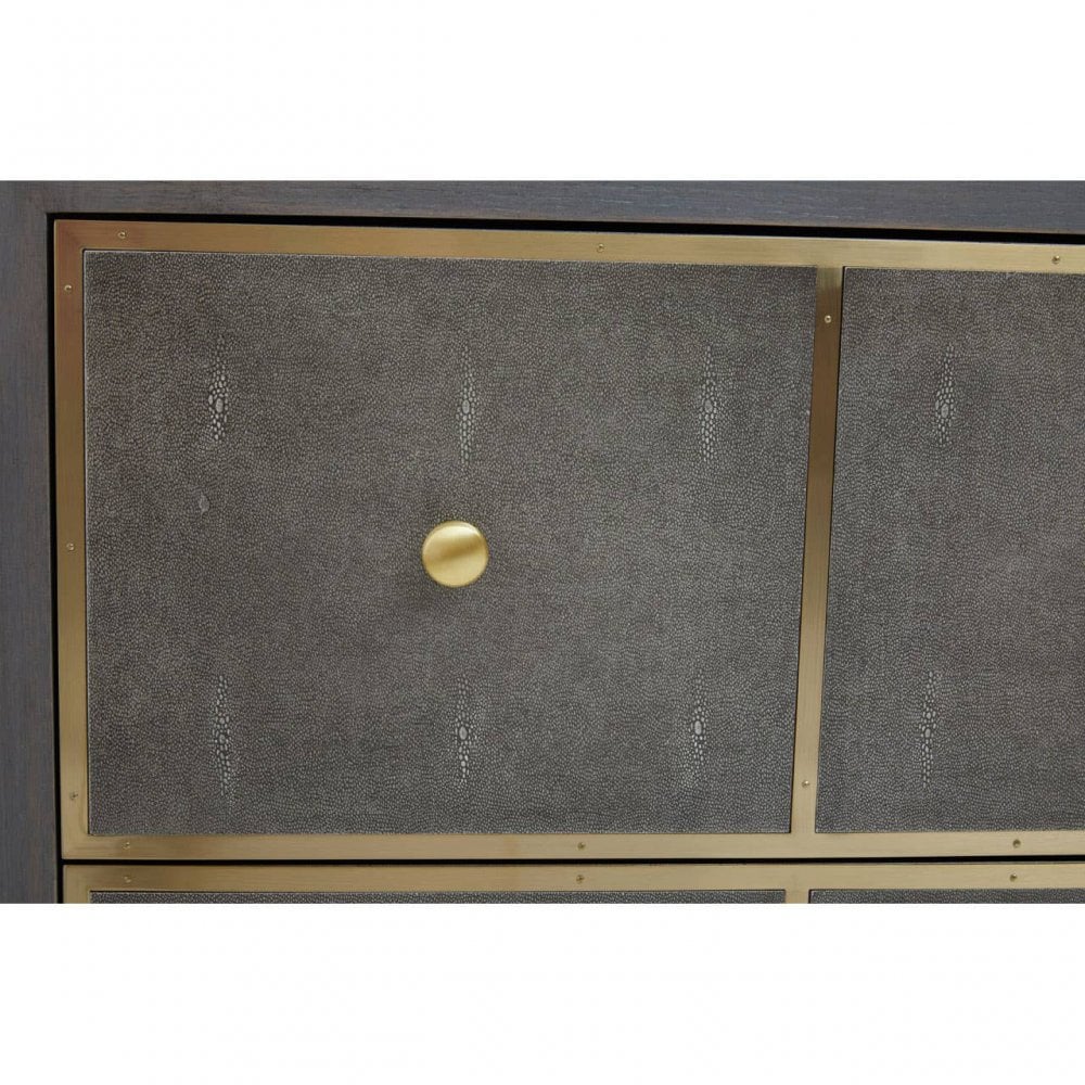 Deskin Four Drawer Console Table