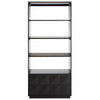 Diamondi Oak Veneer Shelf Unit
