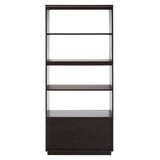 Diamondi Oak Veneer Shelf Unit