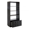 Diamondi Oak Veneer Shelf Unit