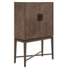 Delmar Antique Grey Cabinet
