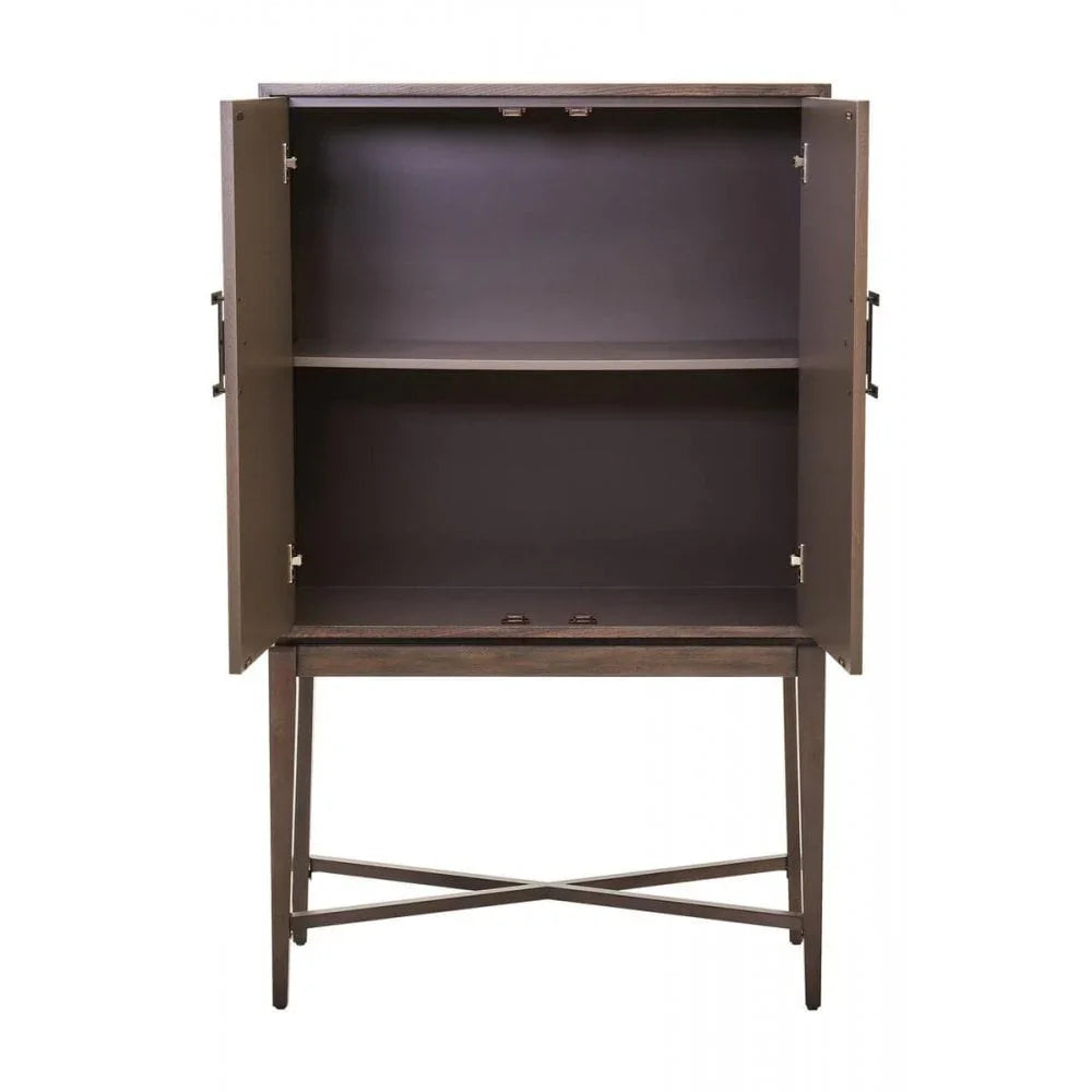 Delmar Antique Grey Cabinet