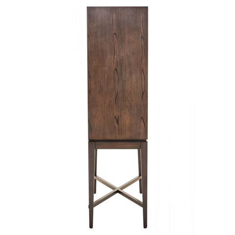 Delmar Antique Grey Cabinet
