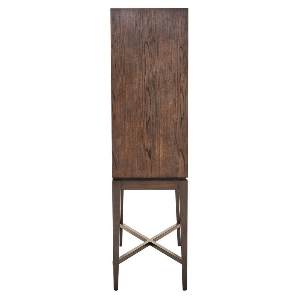 Delmar Antique Grey Cabinet