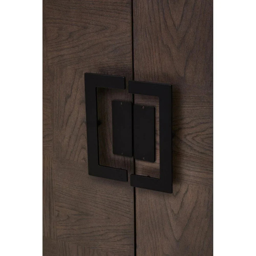 Delmar Antique Grey Cabinet