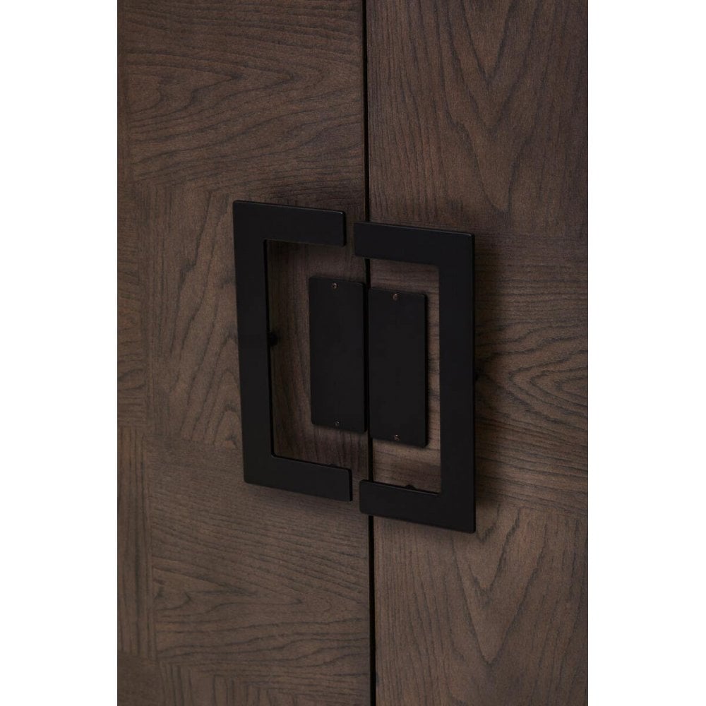 Delmar Antique Grey Cabinet