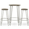 Diston Elm Three Piece Bar Set