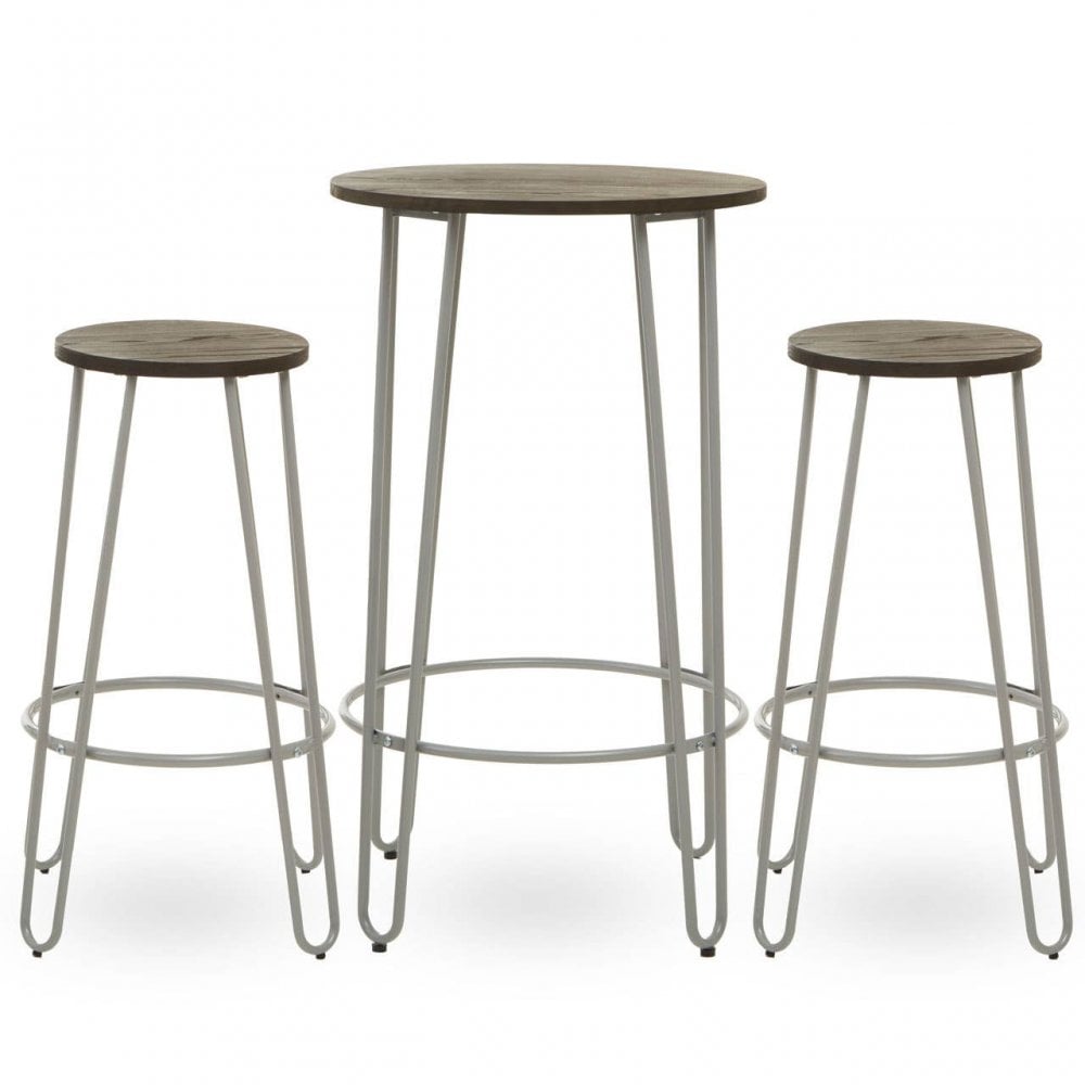 Diston Elm Three Piece Bar Set