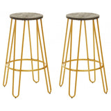 Diston Gold Three Piece Bar Set
