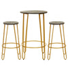 Diston Gold Three Piece Bar Set