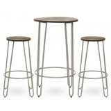 Diston Silver Three Piece Bar Set