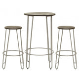 Diston Silver Three Piece Bar Set