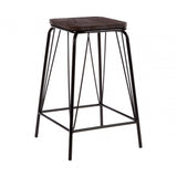 Diston Black Elm Stool