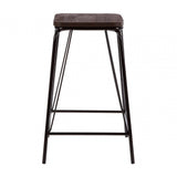 Diston Black Elm Stool