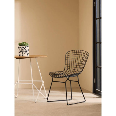 Diston Black Wire Chair