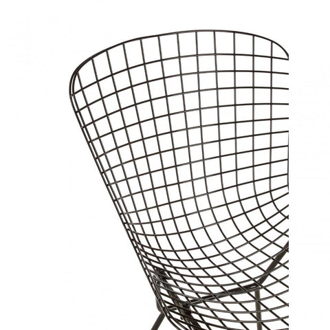 Diston Black Wire Chair