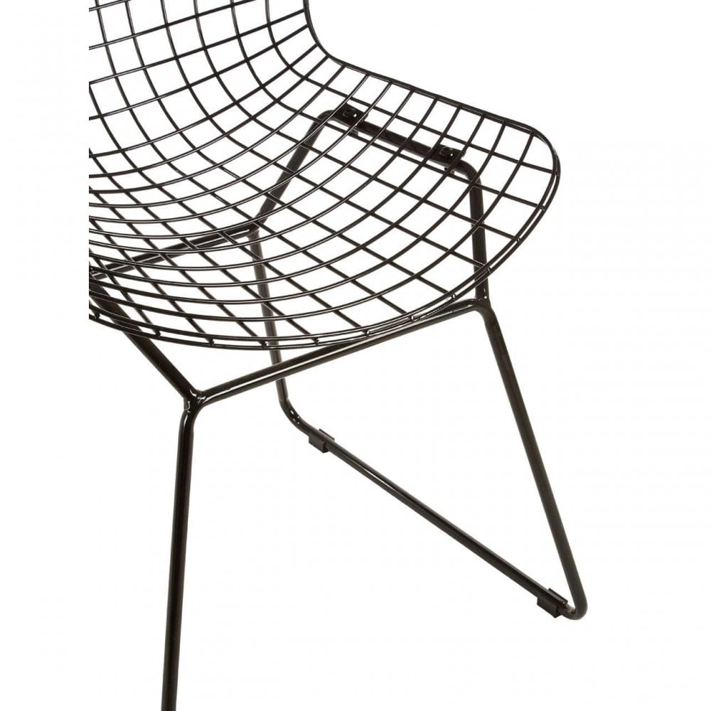 Diston Black Wire Chair