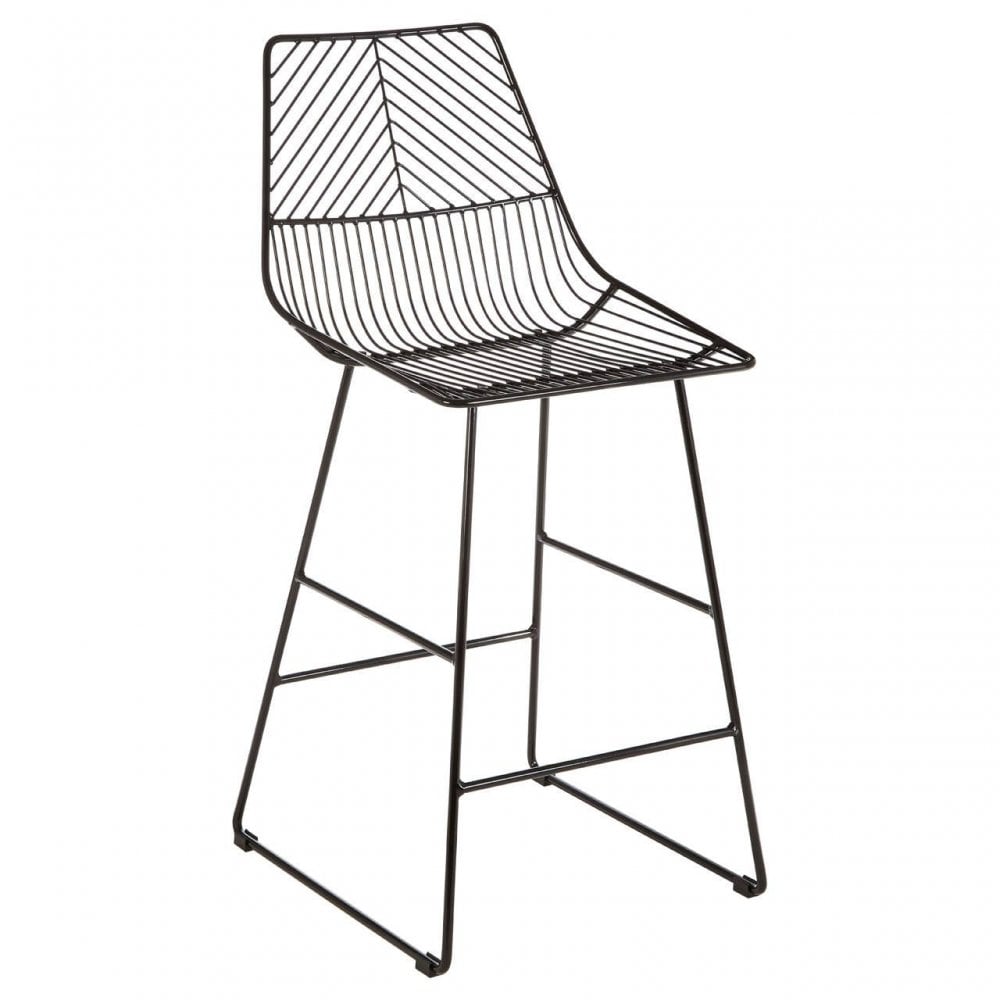 Diston Black Tapered Wire Chair