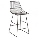 Diston Black Tapered Wire Chair