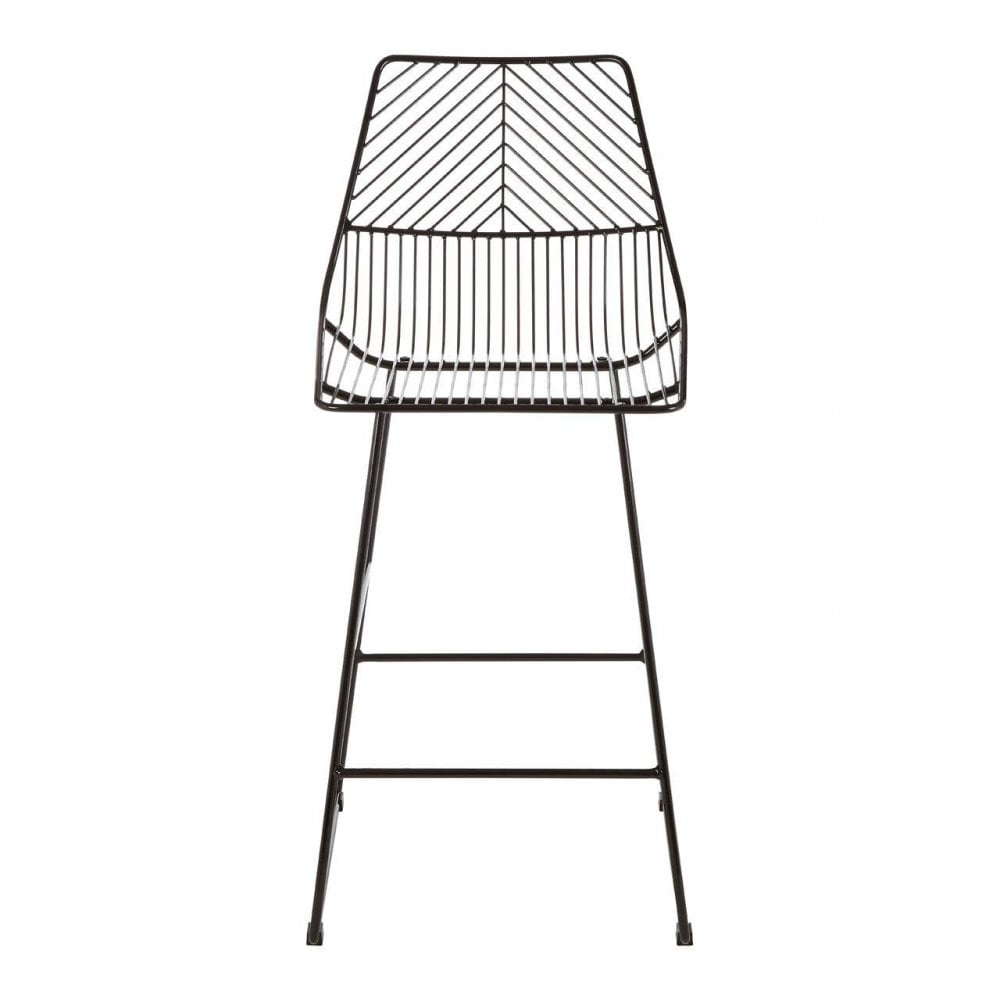 Diston Black Tapered Wire Chair