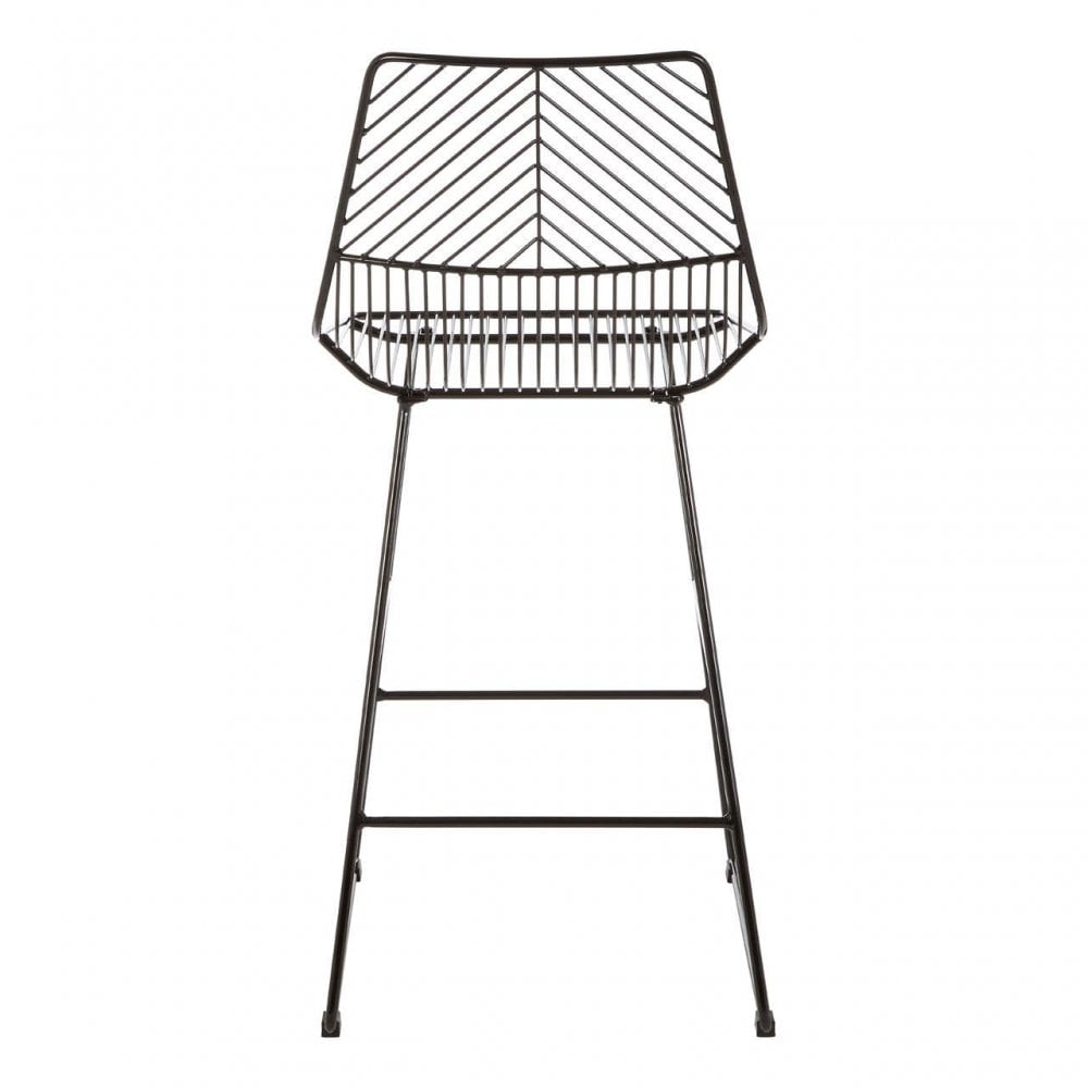 Diston Black Tapered Wire Chair