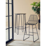 Diston Black Tapered Wire Chair