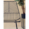 Diston Black Tapered Wire Chair