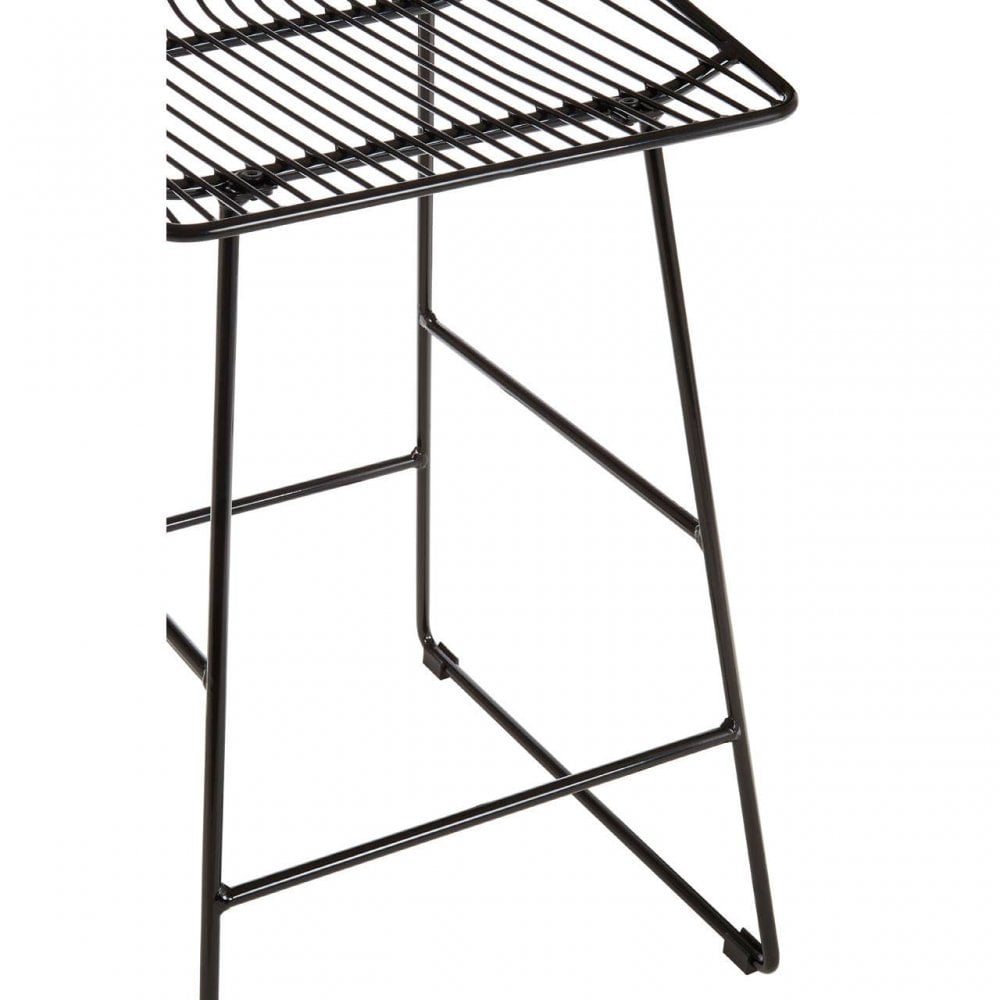 Diston Black Tapered Wire Chair