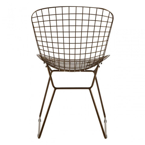 Diston Bronze Grid Frame Chair