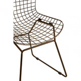 Diston Bronze Grid Frame Chair