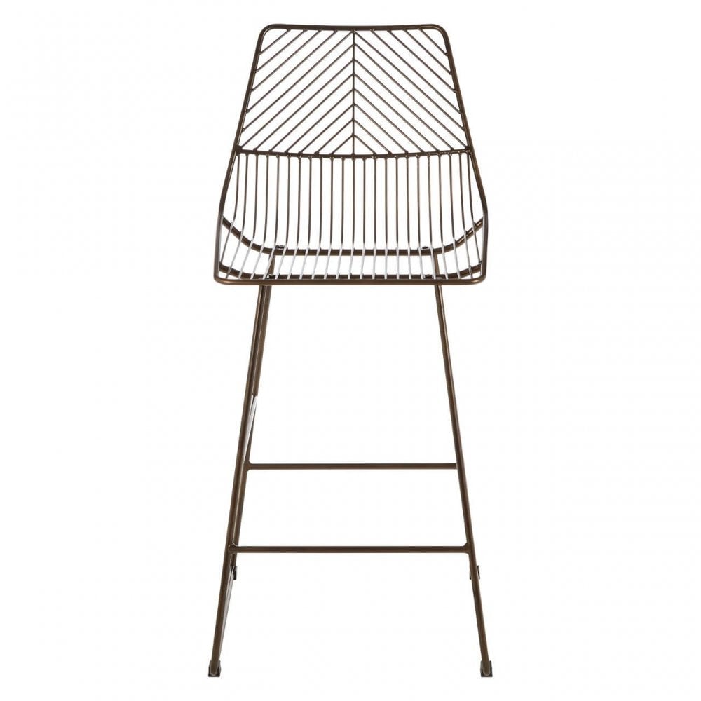 Diston Bronze Tapered Bar Chair