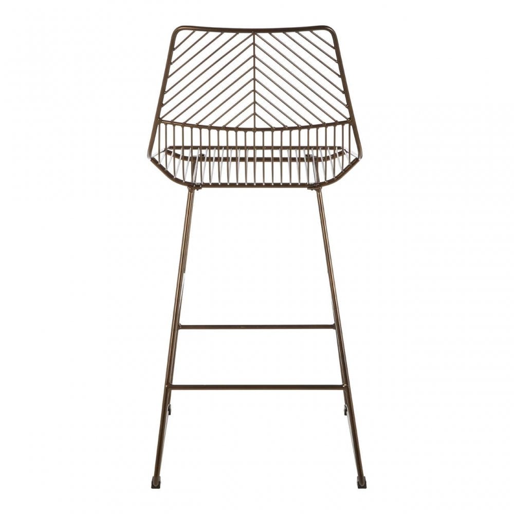 Diston Bronze Tapered Bar Chair