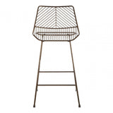 Diston Bronze Tapered Bar Chair