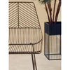 Diston Bronze Tapered Bar Chair