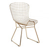 Diston Gold Grid Frame Chair
