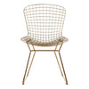 Diston Gold Grid Frame Chair