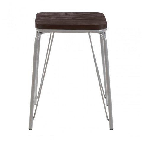 Diston Grey Elm Small Stool