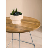 Diston Grey Elm Round Table