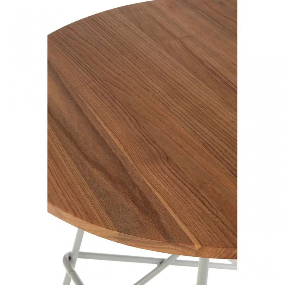 Diston Grey Elm Round Table