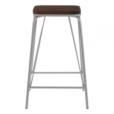 Diston Grey Elm Stool