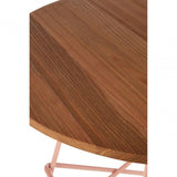 Diston Pink Elm Round Table