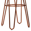 Diston Rose Gold Hairpin Stool