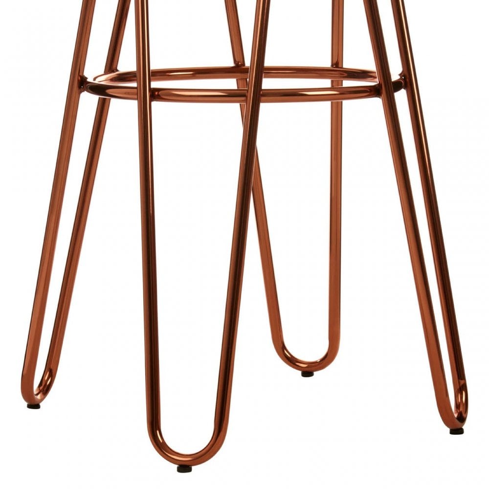Diston Rose Gold Hairpin Stool