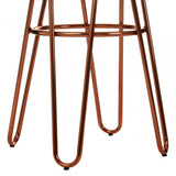 Diston Rose Gold Hairpin Stool