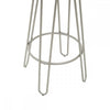 Diston Silver Metal Bar Stool
