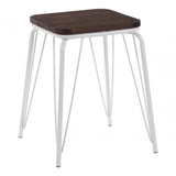 Diston White Elm Small Stool