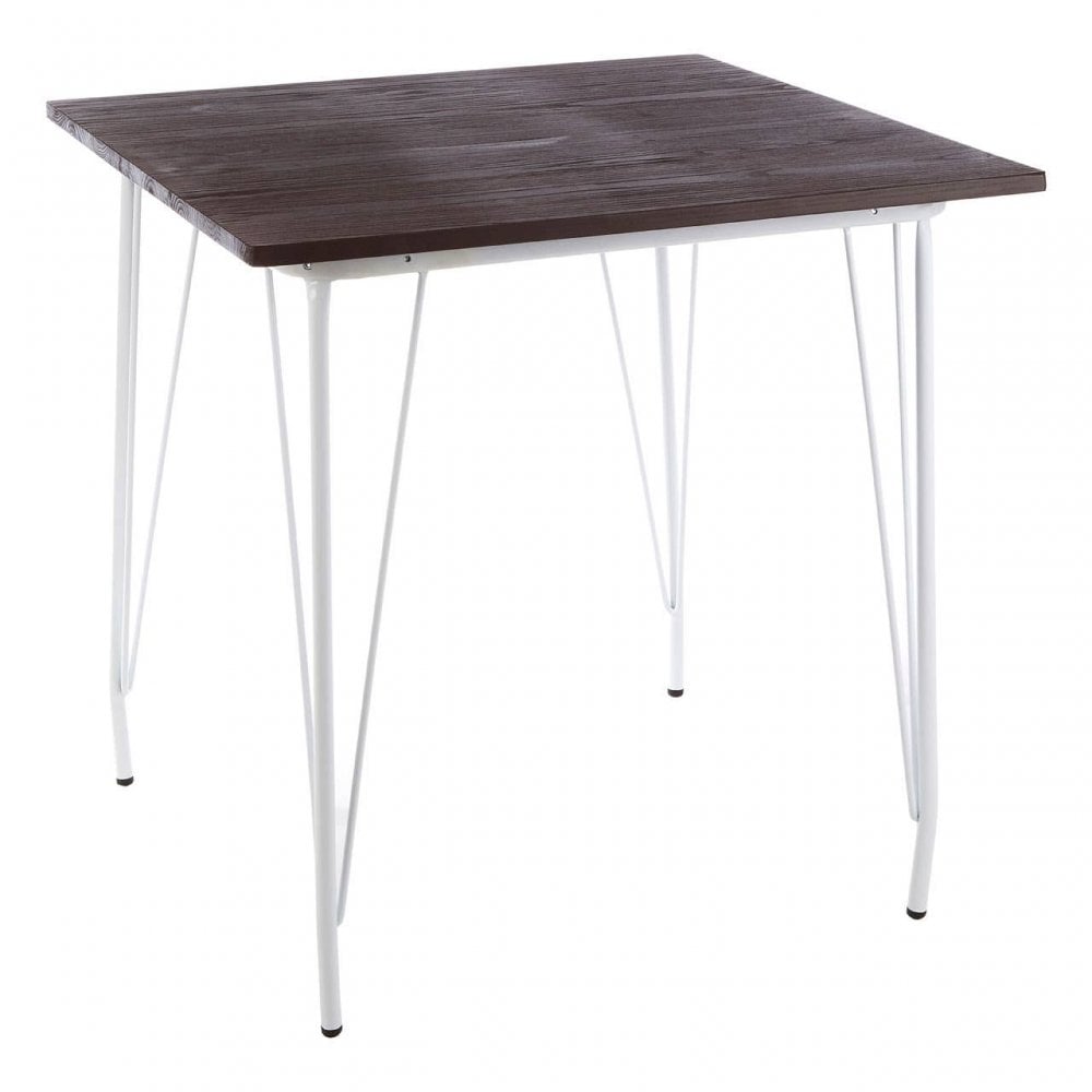 Diston White Elm Wood Table